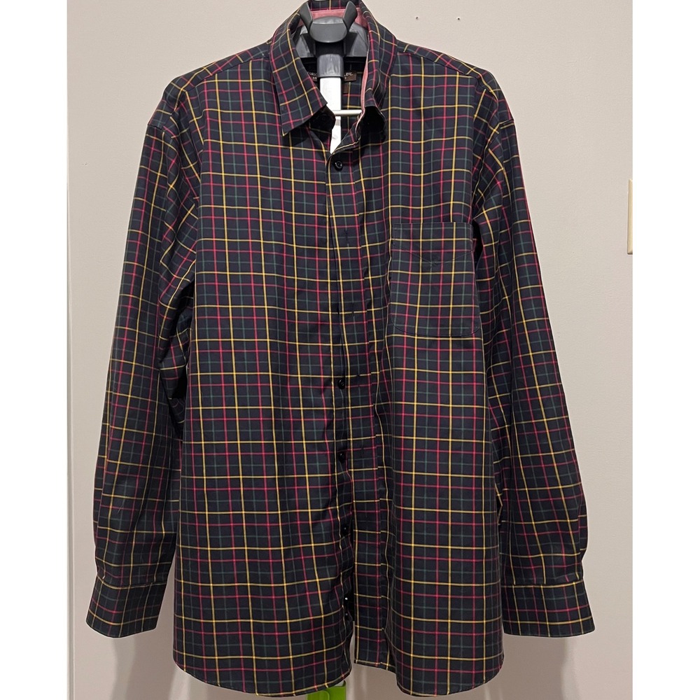 Forsyth of Canada Mens XL Non Iron Cotton Button Down Shirt Excellent condition!